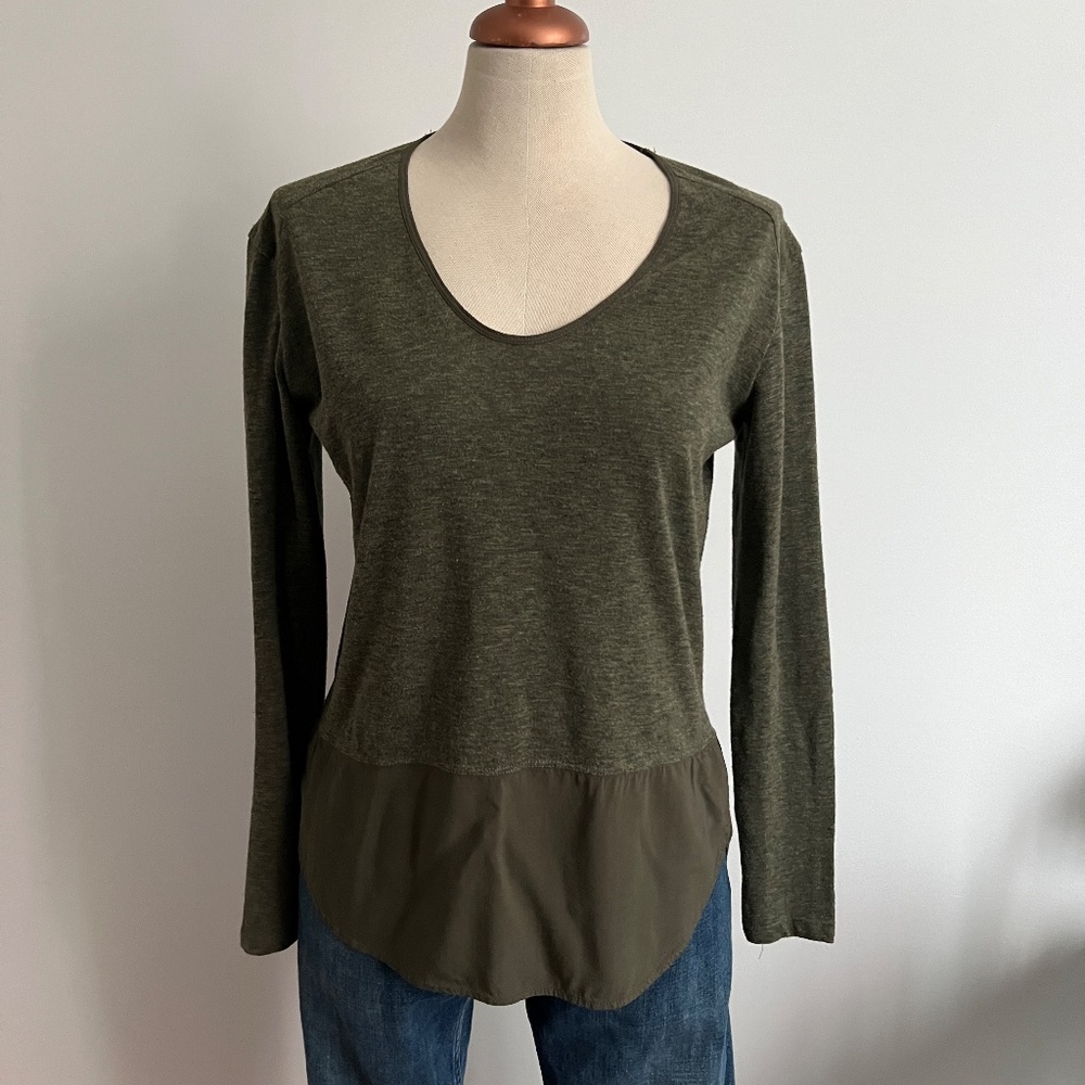 Zara - Kaki Long Sleeve Shirt